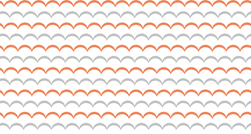 Papier peint motifs ondulés Moderne avec nuances orange et gris