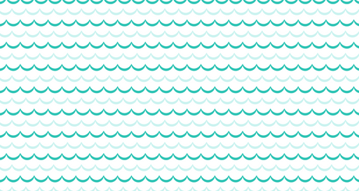 Papier peint vagues Design bleu ondulant