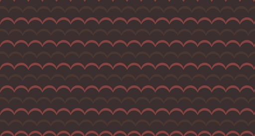 Papier peint géométrique Vagues rouges et noires