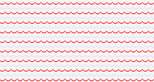 Papier peint vagues rouges Motif ondulé moderne