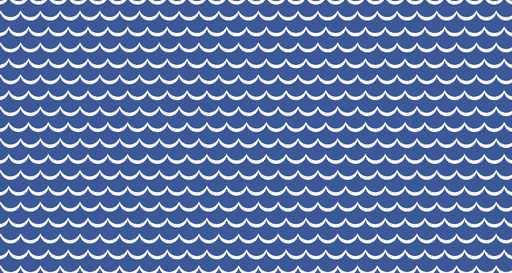 Papier peint vagues Design marin bleu et blanc