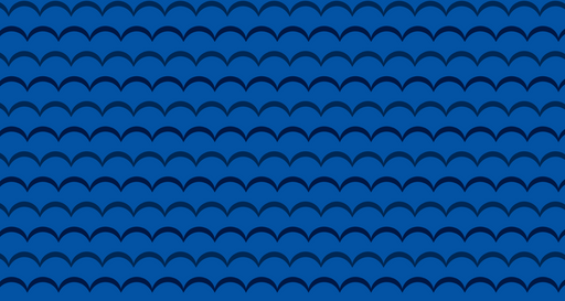 Papier peint vagues Motif bleu profond