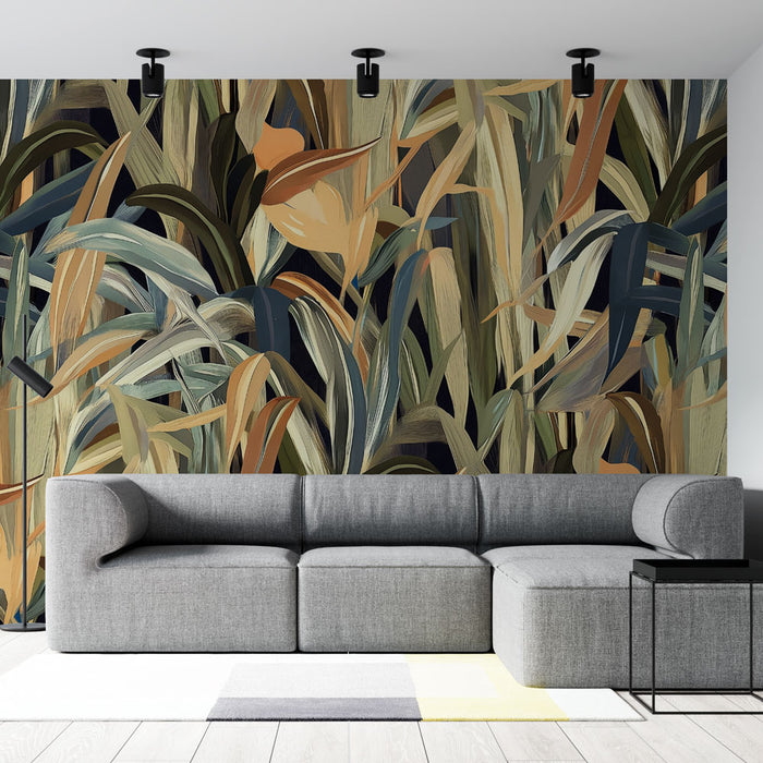 Papier peint feuillage tropical | Design moderne