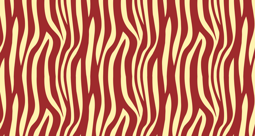 Papier peint zébré Rouge et beige