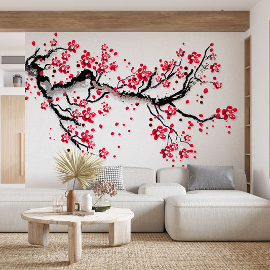 Papier peint japonais | Cerisier en Fleurs